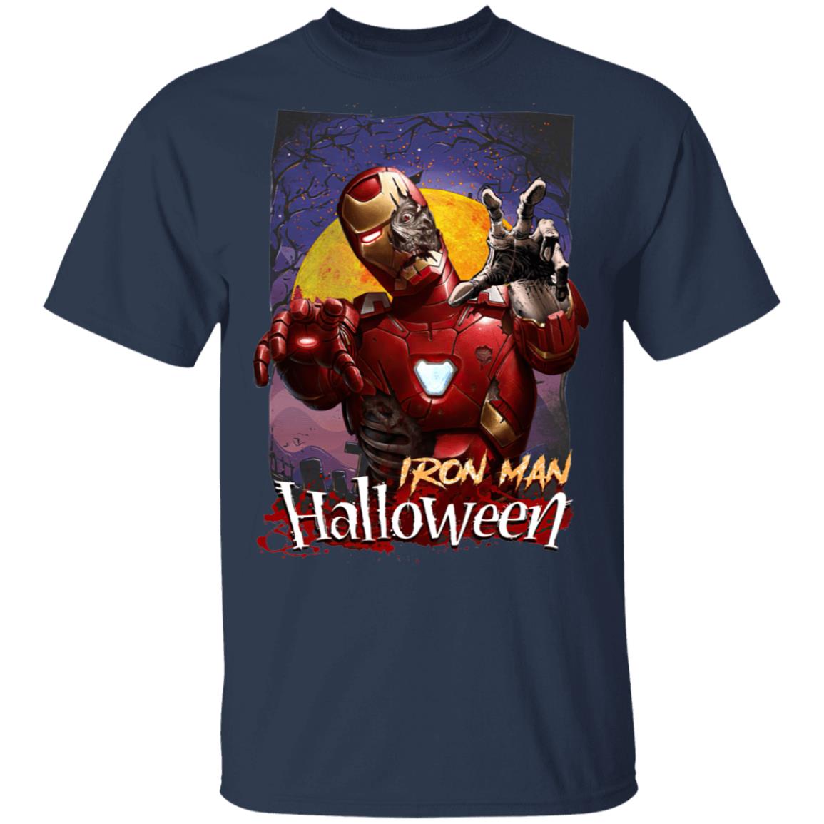 Marvel Horror Zombie Iron Man Halloween T-Shirt Marvel Horror Zombie Iron Man Halloween T-Shirt