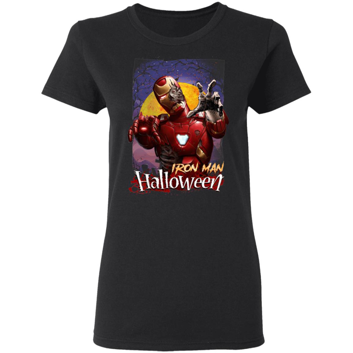 Marvel Horror Zombie Iron Man Halloween T-Shirt Marvel Horror Zombie Iron Man Halloween T-Shirt