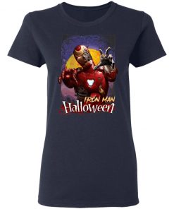 Marvel Horror Zombie Iron Man Halloween T-Shirt