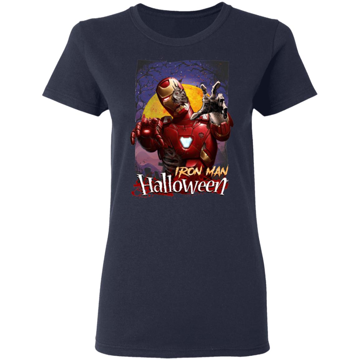Marvel Horror Zombie Iron Man Halloween T-Shirt Marvel Horror Zombie Iron Man Halloween T-Shirt