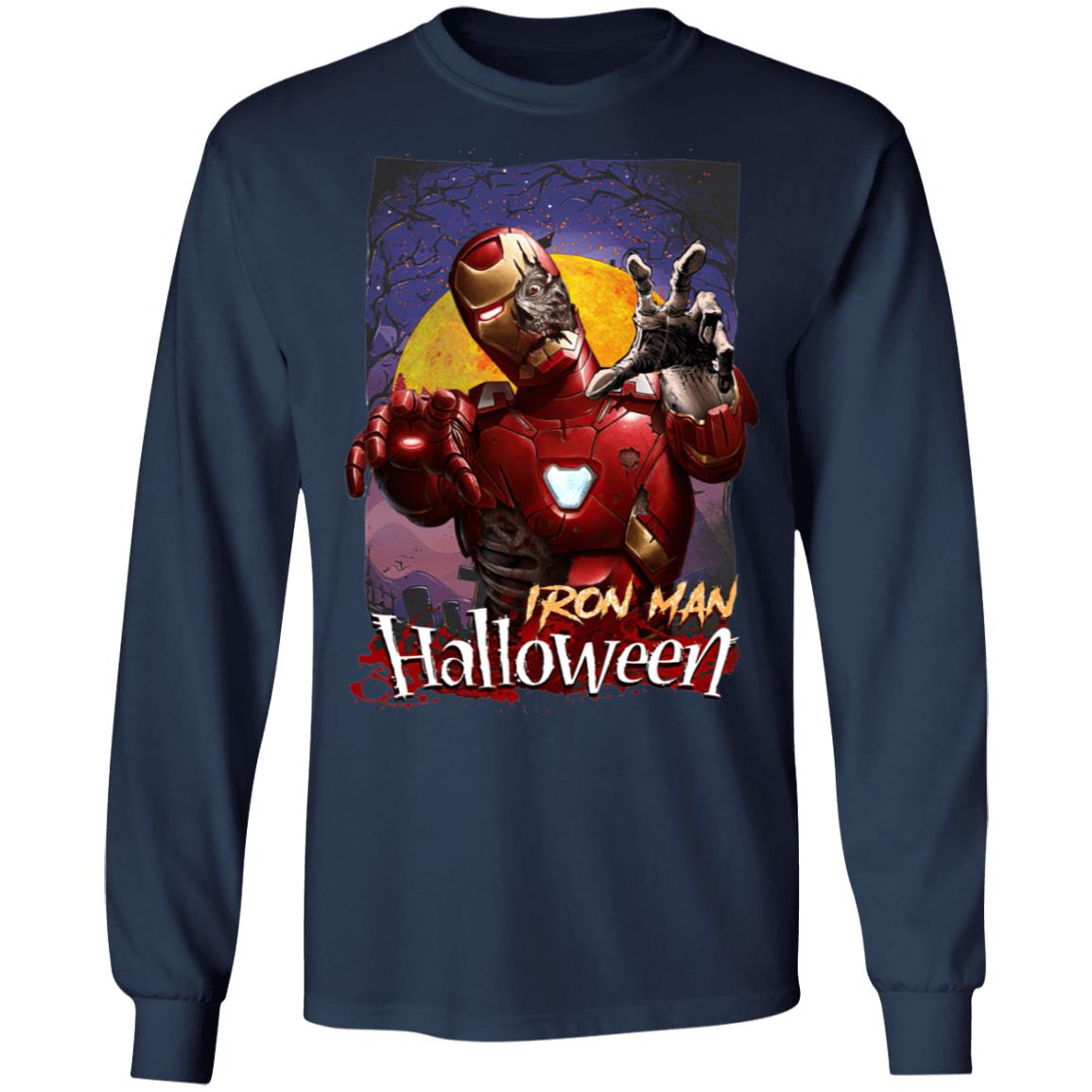 Marvel Horror Zombie Iron Man Halloween T-Shirt Marvel Horror Zombie Iron Man Halloween T-Shirt