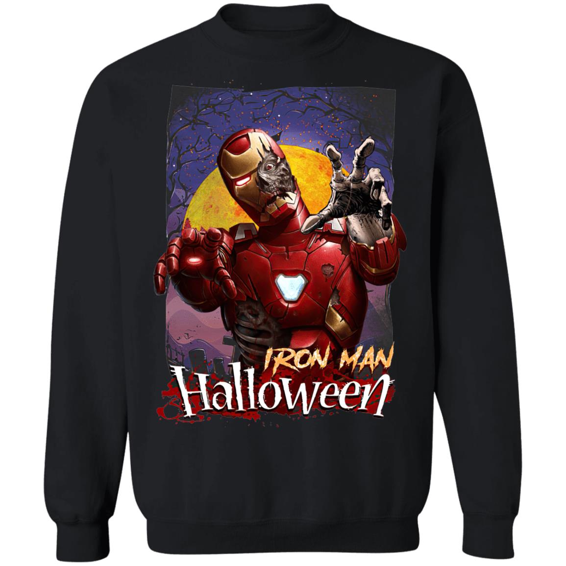 Marvel Horror Zombie Iron Man Halloween T-Shirt Marvel Horror Zombie Iron Man Halloween T-Shirt
