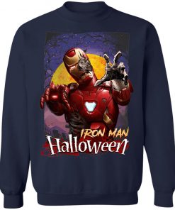 Marvel Horror Zombie Iron Man Halloween T-Shirt