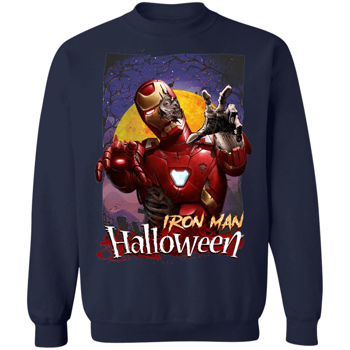 Marvel Horror Zombie Iron Man Halloween T-Shirt Marvel Horror Zombie Iron Man Halloween T-Shirt