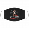 Christmas Let It Snow Face Mask