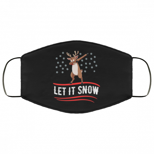 Christmas Let It Snow Face Mask