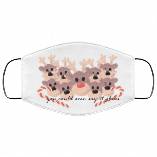 All of the Other Reindeer Face Mask