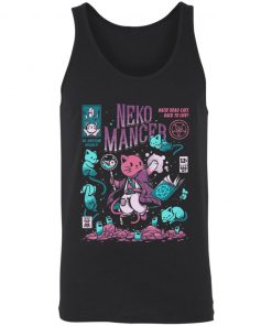 Neko Mancer Cat Necromancer Halloween T-Shirt