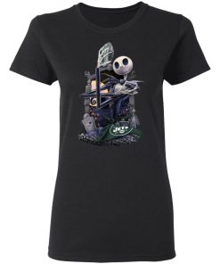 New York Jets Jack Skellington Halloween T-Shirt