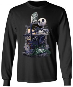 New York Jets Jack Skellington Halloween T-Shirt