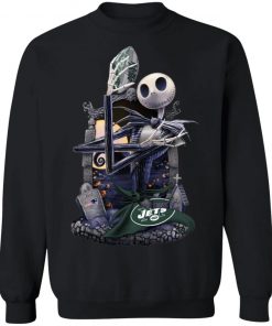 New York Jets Jack Skellington Halloween T-Shirt