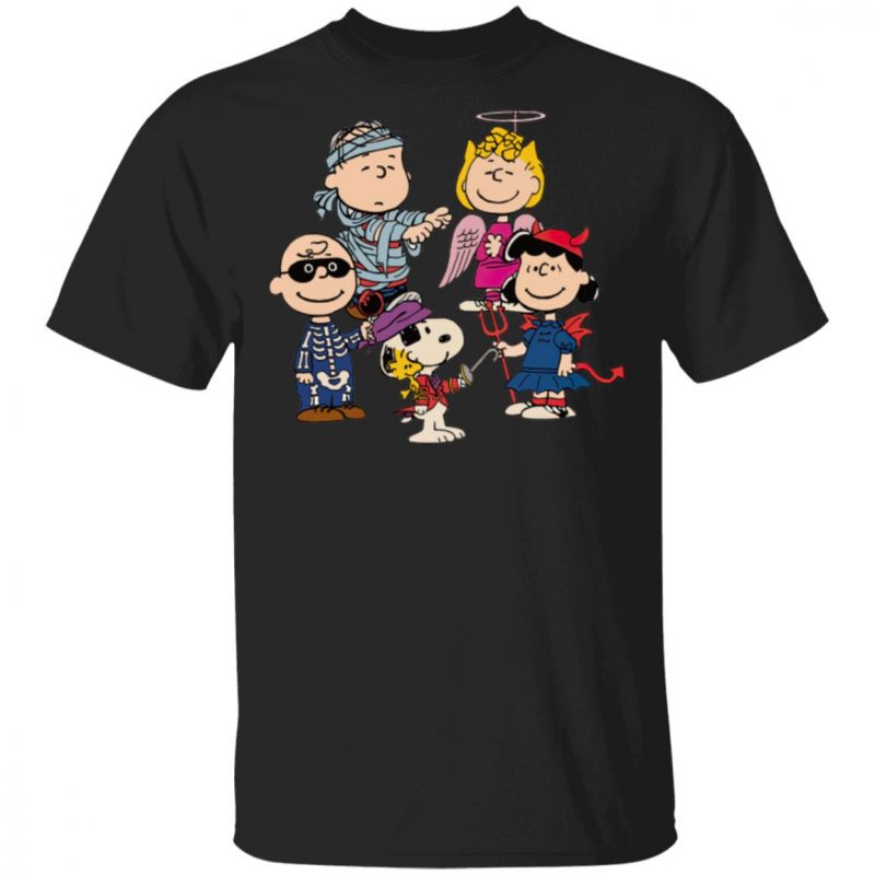 peanuts halloween tee shirt