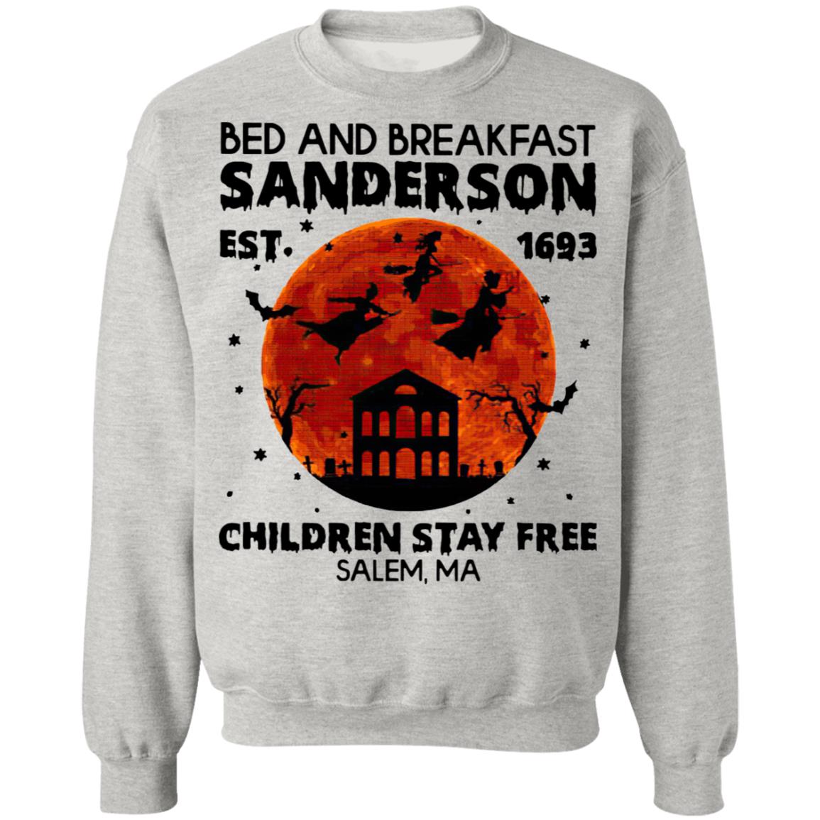 sanderson bed and breakfast sweatshirt