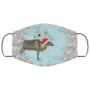 Reindeer Christmas Holiday Face Mask