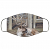 Reindeer at the Columbus Zoo Face Mask