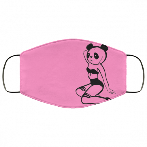 Panda Pin-Up Girl Face Mask