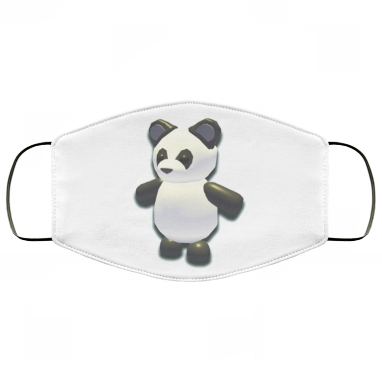 Panda Adopt me Roblox, Roblox Game, Adopt me Characters Face Mask - Q