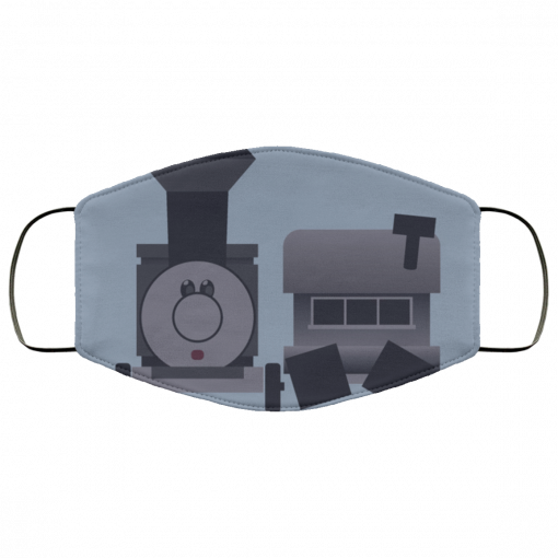 Misfits - Square-Wheeled Caboose Train Face Mask