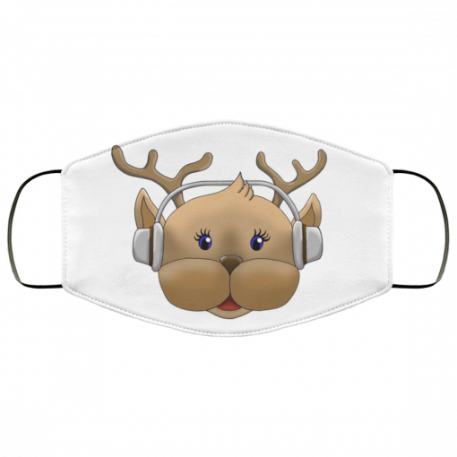 Millennial reindeer Face Mask