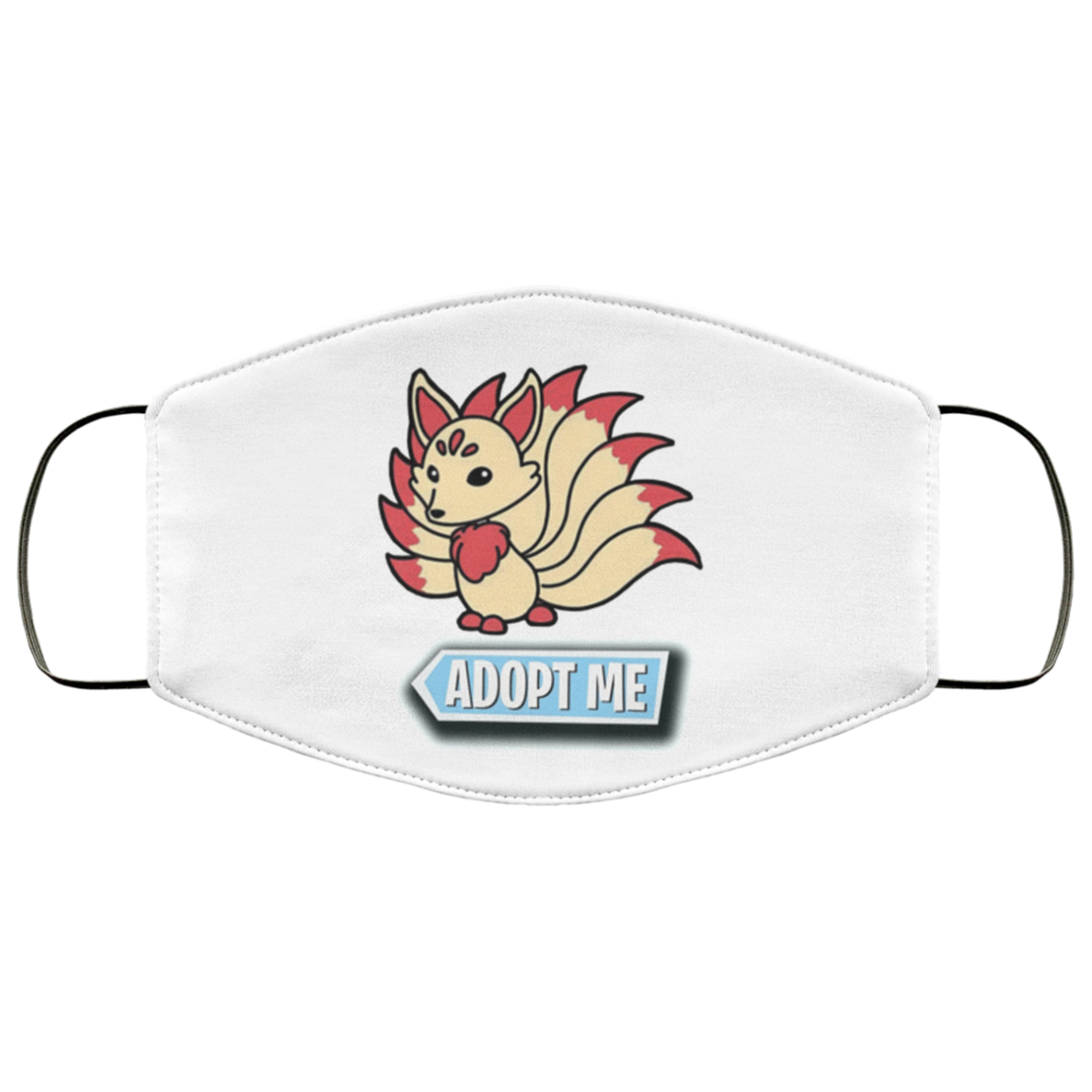 Kitsune Adopt Me Roblox Roblox Game Adopt Me Characters Face Mask Q Finder Trending Design T Shirt - face mask roblox