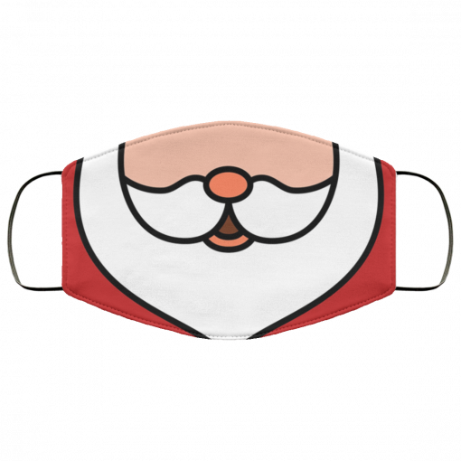 Cartoon Santa Claus Christmas Face Mask