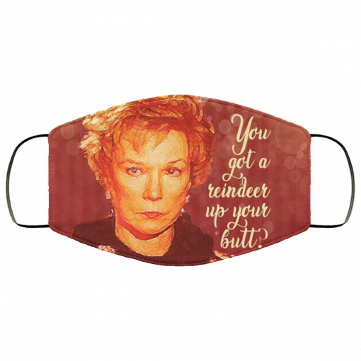 Steel Magnolias Ouiser Boudreaux Christmas Greeting Face Mask