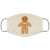 Sweater Pattern Gingerbread Cookie Face Mask