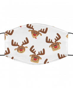 Silly Little Christmas Reindeer Face Mask