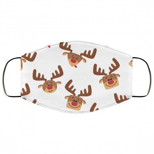 Silly Little Christmas Reindeer Face Mask