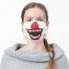 Scary Clown Cloth Face Mask