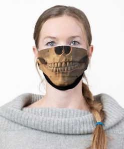 scary halloween party human bone skull cloth face mask