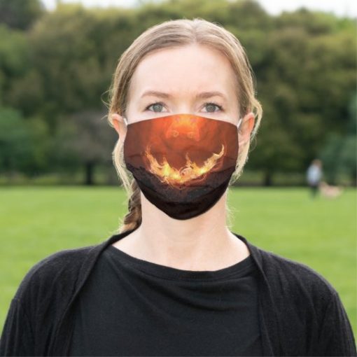 Haunted Nebula Hallowwen Cloth Face Mask