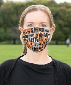 Haunted House Halloween pattern Cloth Face Mask