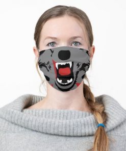 Funny Werewolf Mouth and Teeth Face Mask