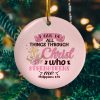 Can Do All Things Through Christ Who Strengthens Me Decorative Christmas Holiday Ornament