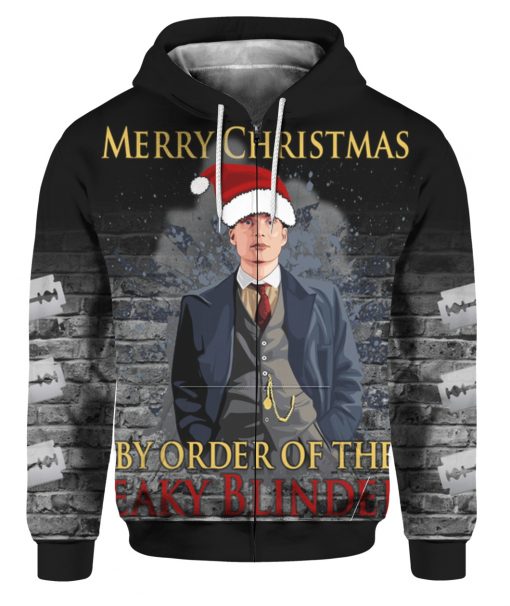 Merry Christmas By Order Of The Peaky Blinders 3D Christmas Sweater Hoodie