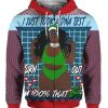 Lizzo 100 Percent That Elf Christmas 3D Ugly Sweater Hoodie