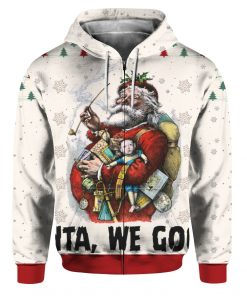 Santa We Good 3D Ugly Christmas Sweater Hoodie