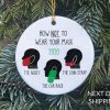 Face Mask Christmas Ornament, COVID Ornament, COVID Christmas, COVID 2020, Quarantine Ornament, Mask Ornament, 2020 Covid Ornament