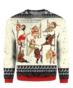 Nine Ladies Dancing Sexy Christmas 3D Ugly Christmas Sweater Hoodie