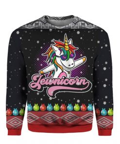 Jewnicorn 3D Ugly Christmas Sweater Hoodie