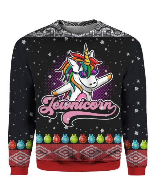 Jewnicorn 3D Ugly Christmas Sweater Hoodie