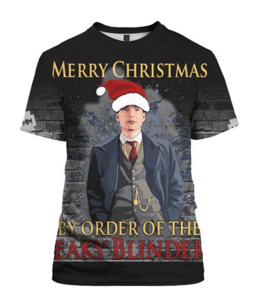 Merry Christmas By Order Of The Peaky Blinders 3D Christmas Sweater Hoodie