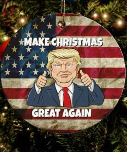 President Donald Trump Ornament, Trump Christmas Ornament