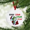 Stink Stank Stunk Mask 2020, Funny Grinch 2020 Wearing Mask, Pandemic Grinch 2020 Ornament