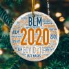 2020 Christmas Quarantined Year In Review Decorative Christmas Holiday Ornament