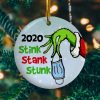 2020 Stink Stank Stunk Christmas Ornament Keepsake Decorative Christmas Holiday Ornament