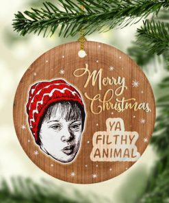 Home Alone Merry Christmas Ya Filthy Animal Decorative Christmas Holiday Ornament