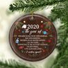 2020 The Year Of The Great Global Toilet Paper ShortageDecorative Christmas Holiday Ornament