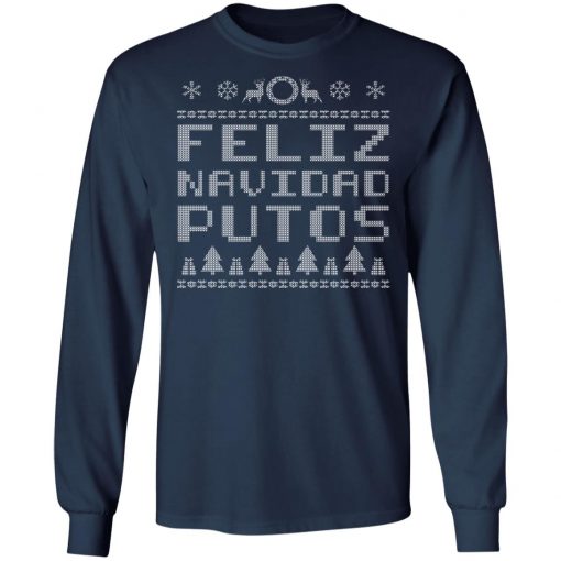 X-Mas Feliz Navidad Putos Ugly Christmas Sweater